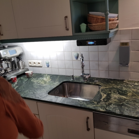 Neue Arbeitsplatte Granit